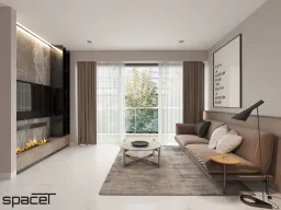Phòng khách - Căn hộ Precia Quận 2 - Phong cách Modern 