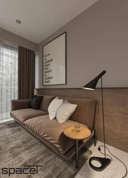 Phòng khách - Căn hộ Precia Quận 2 - Phong cách Modern 
