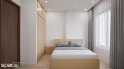 Phòng ngủ - Căn hộ Orient Apartment Quận 4 - Phong cách Modern 
