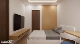 Phòng ngủ - Căn hộ Orient Apartment Quận 4 - Phong cách Modern 