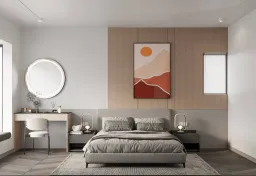 Phòng ngủ - Căn hộ Midtown (The Peak) - Phong cách Modern 