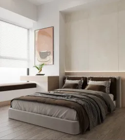 Phòng ngủ - Căn hộ Midtown (The Peak) - Phong cách Modern 