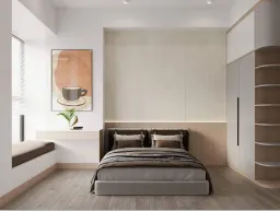 Phòng ngủ - Căn hộ Midtown (The Peak) - Phong cách Modern 