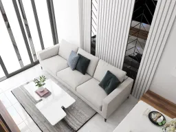 Phòng khách - Căn hộ Ricca Quận 9 - Phong cách Modern 