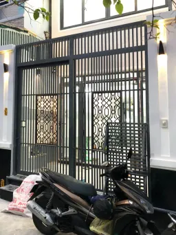 Mặt tiền - Thi công xây dựng Nhà phố đường Mễ Cốc Quận 8 
