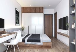 Phòng ngủ - Căn hộ Midtown - Phong cách Modern 