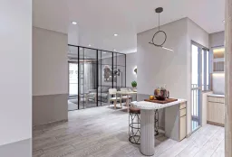 Phòng bếp - Căn hộ 1PN Midtown Quận 7 - Phong cách Modern 
