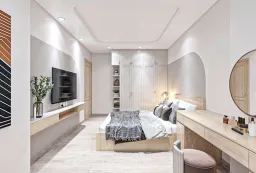 Phòng ngủ - Căn hộ 1PN Midtown Quận 7 - Phong cách Modern 