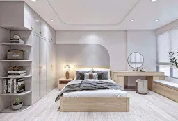 Phòng ngủ - Căn hộ 1PN Midtown Quận 7 - Phong cách Modern 