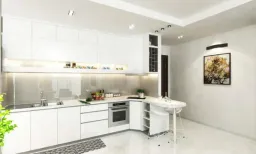 Phòng bếp - Căn hộ 58m2 Vinhomes Grand Park - Phong cách Modern 