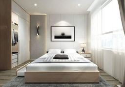 Phòng ngủ - Căn hộ 58m2 Vinhomes Grand Park - Phong cách Modern 