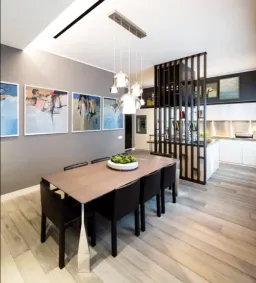 Phòng bếp, Phòng ăn - Biệt thự Đại Phú Gia - Phong cách Modern 