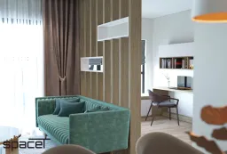 Phòng khách, Phòng làm việc - Căn hộ Vinhomes Origami Q.9 - Phong cách Modern 