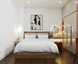 Phòng ngủ - Nhà phố Quận 7 - Phong cách Modern 