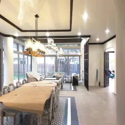 Phòng khách, Phòng ăn - Biệt thự liền kề Riviera Cove - Phong cách Indochine 