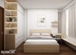 Phòng ngủ - Căn hộ Akari City - Phong cách Japandi 
