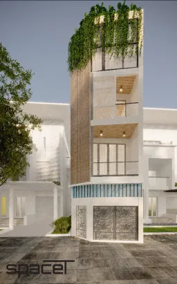 Mặt tiền - Nhà phố Quận Gò Vấp - Phong cách Modern 