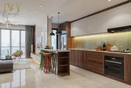 Phòng bếp - Căn Hộ Emerald Celadon City Q.Tân Phú - Phong cách Modern 