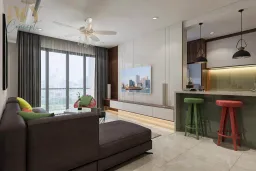 Phòng khách - Căn Hộ Emerald Celadon City Q.Tân Phú - Phong cách Modern 