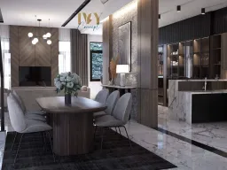 Phòng ăn - Biệt thự tại Bình Dương - Phong cách Modern 
