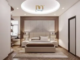 Phòng ngủ - Biệt thự tại Bình Dương - Phong cách Modern 