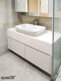 Phòng tắm - Căn hộ Hoàng Anh Giai Việt Quận 8 - Phong cách Minimalist 