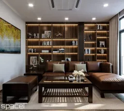Phòng khách - Shophouse The Manhattan Glory (Vinhomes) - Phong cách Modern 