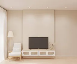 Phòng ngủ - Nhà phố Nguyễn Kiệm Gò Vấp - Phong cách Wabi Sabi 