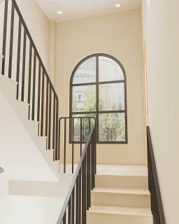 Cầu thang - Nhà phố Nguyễn Kiệm Gò Vấp - Phong cách Wabi Sabi 