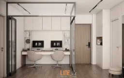 Phòng làm việc - Căn hộ Hado Centrosa Garden Quận 10 - Phong cách Modern 