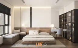 Phòng ngủ - Căn hộ Hado Centrosa Garden Quận 10 - Phong cách Modern 