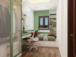 Phòng ngủ - Nhà phố Senturia Quận 12 - Phong cách Modern 