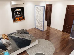 Phòng ngủ - Nhà phố Senturia Quận 12 - Phong cách Modern 
