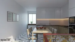Phòng ăn - Nhà phố Quận 10 - Phong cách Modern 