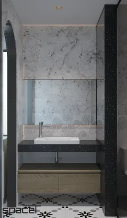 Phòng tắm - Nhà phố Quận 10 - Phong cách Modern 