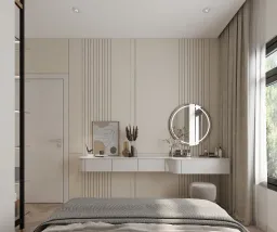 Phòng ngủ - Căn hộ Saigon South Residence - Phong cách Modern 