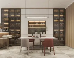 Phòng ăn - Nhà phố Bà Rịa - Vũng Tàu - Phong cách Modern 