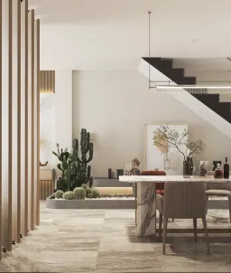 Phòng ăn - Nhà phố Bà Rịa - Vũng Tàu - Phong cách Modern 