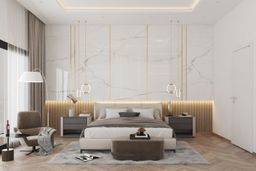 Phòng ngủ - Nhà phố Bà Rịa - Vũng Tàu - Phong cách Modern 