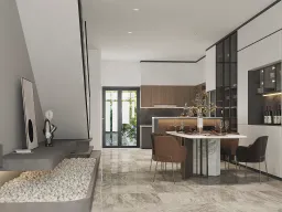 Phòng ăn - Nhà phố Bà Rịa Vũng Tàu - Phong cách Modern 