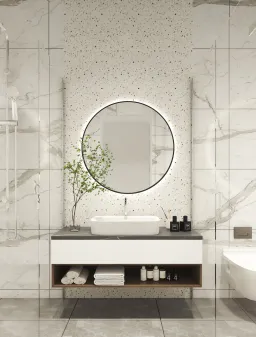 Phòng tắm - Nhà phố tại Bà Rịa Vũng Tàu - Phong cách Modern 
