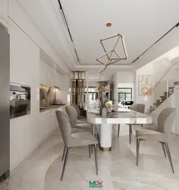 Phòng ăn - Nhà phố tại Bà Rịa - Vũng Tàu - Phong cách Modern 