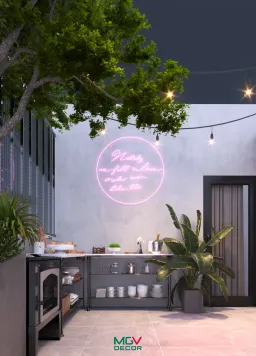 Sân thượng - Nhà phố tại Bà Rịa - Vũng Tàu - Phong cách Modern 