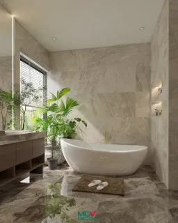 Phòng tắm - Nhà phố tại Bà Rịa - Vũng Tàu - Phong cách Modern 