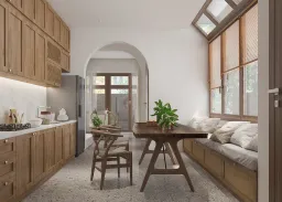 Nhà phố gạch đỏ Bà Rịa - Vũng Tàu - Phong cách Modern