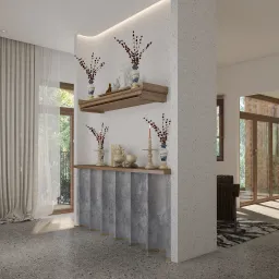 Phòng thờ - Nhà phố gạch đỏ Bà Rịa - Vũng Tàu - Phong cách Modern 