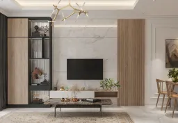 Phòng khách - Căn hộ Celadon City (Nhà mẫu) - Phong cách Neo Classic 