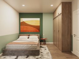 Phòng ngủ - Căn hộ The Origami (Nhà mẫu 60m2) - Phong cách Modern 