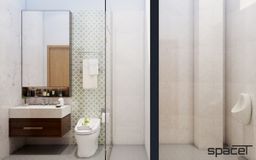 Phòng tắm - Nhà ở kết hợp kinh doanh Quận 11 - Phong cách Modern 