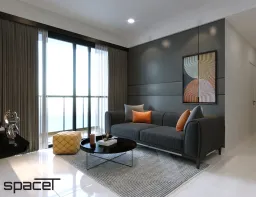 Phòng khách - Căn hộ The Ascentia Quận 7 - Phong cách Modern 